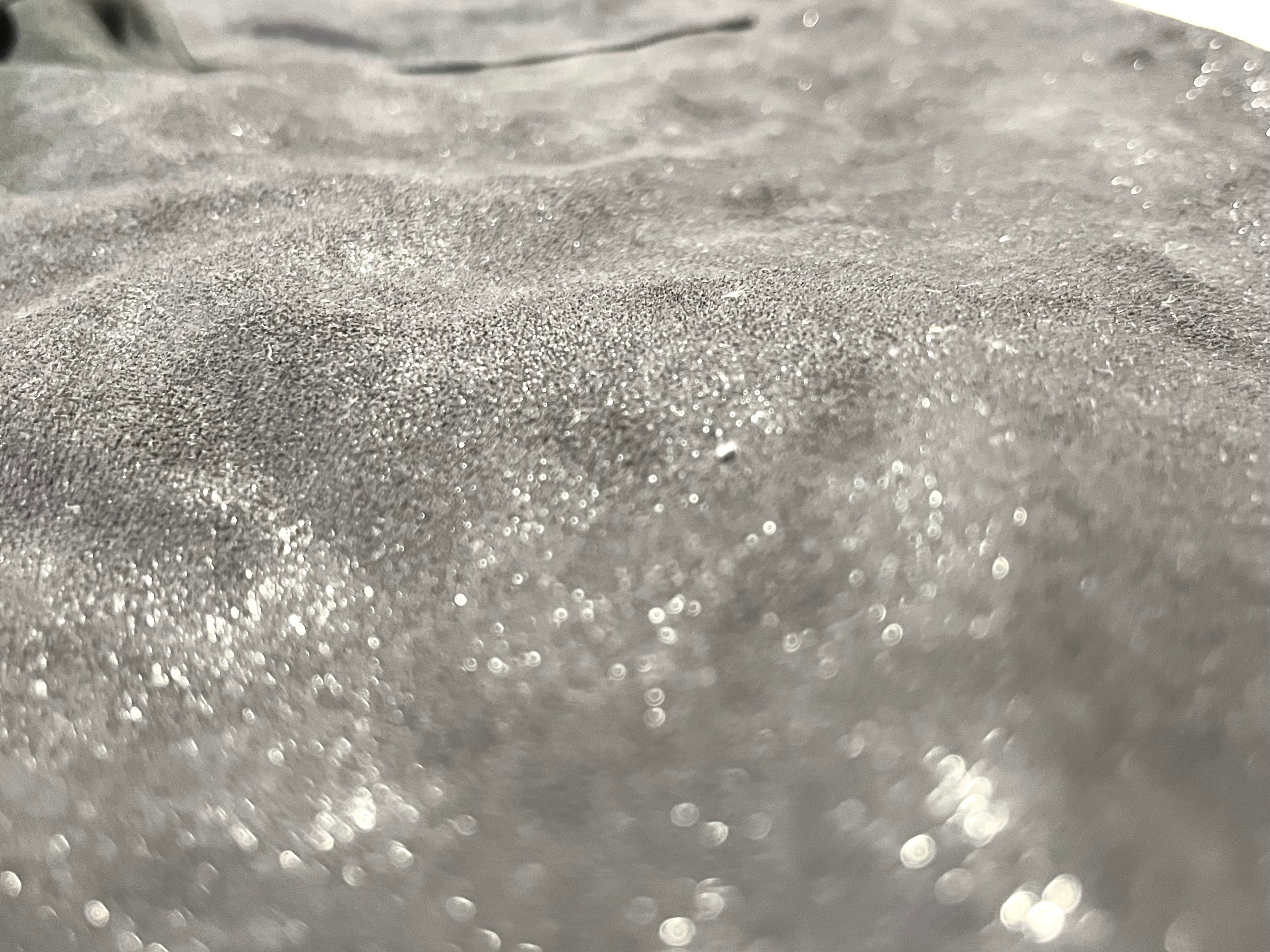 DIOR GLITTER COATED MOLESKIN TROUSERS BY KRISS VAN ASSCHE IN W33
