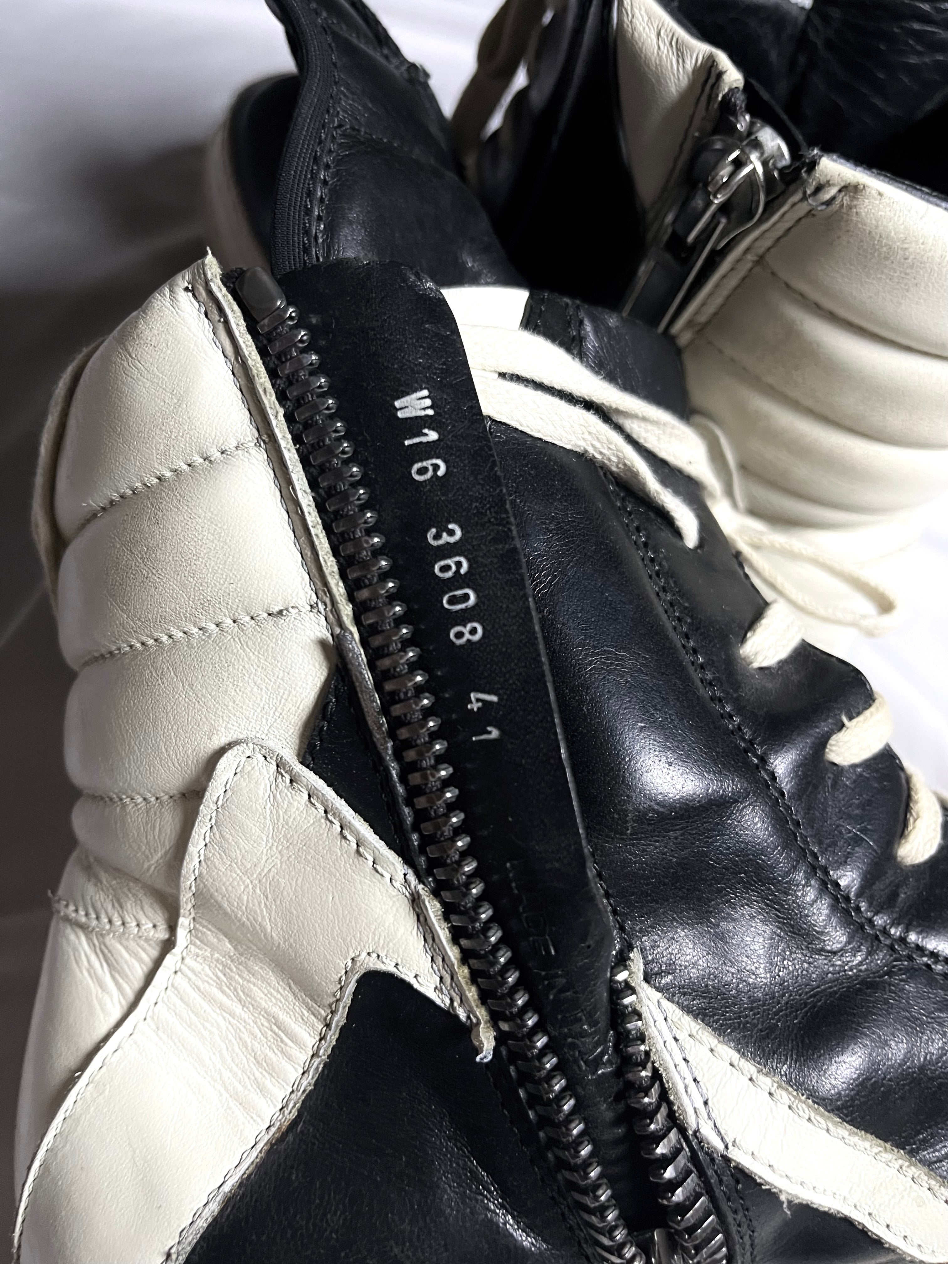 RICK OWENS GEOBASKET BLACK/MILK