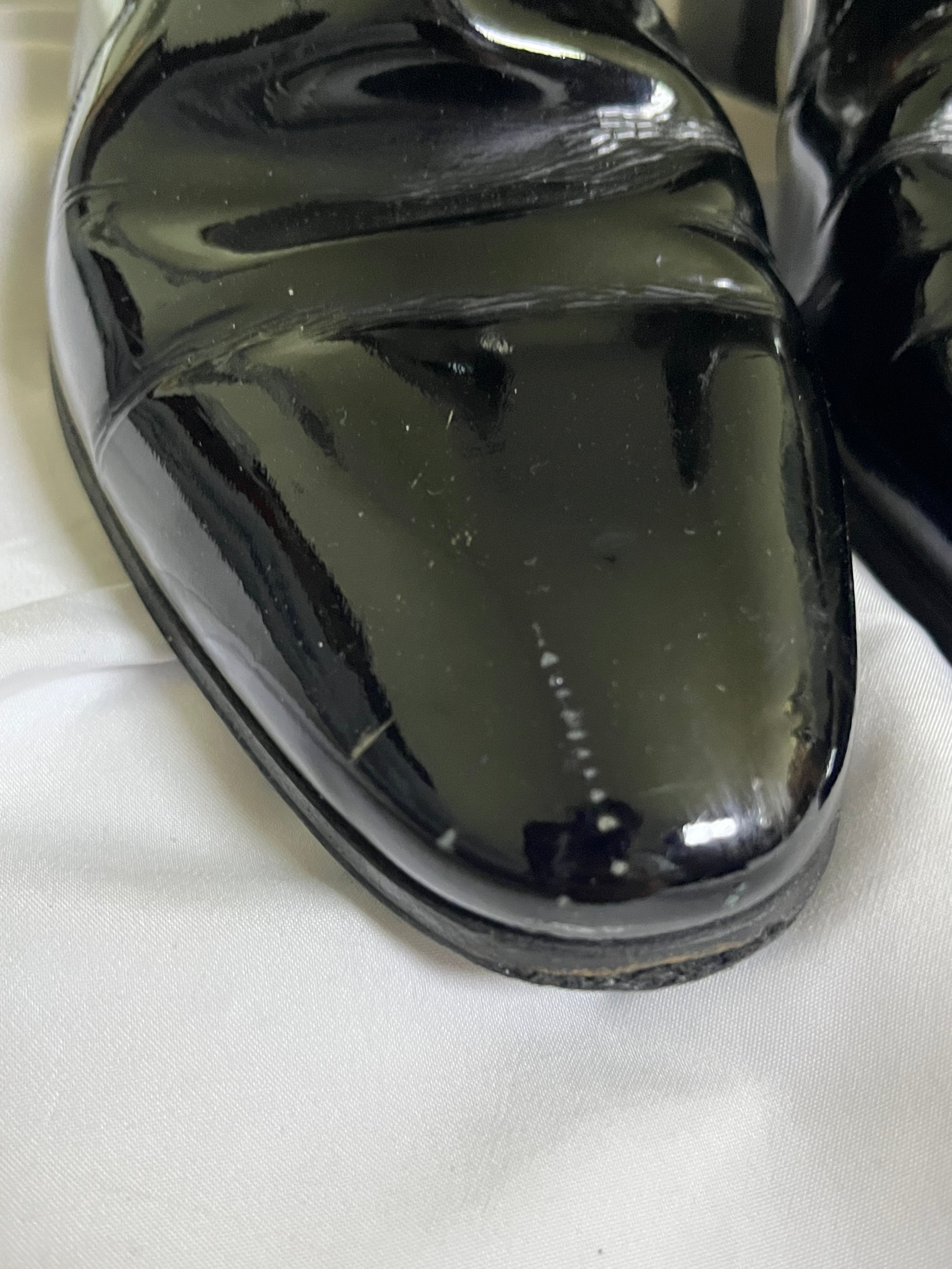 BALMAIN ANTHOS DOUBLE ZIP CHELSEA PATENT LEATHER BOOTS BY OLIVIER ROUSTEING