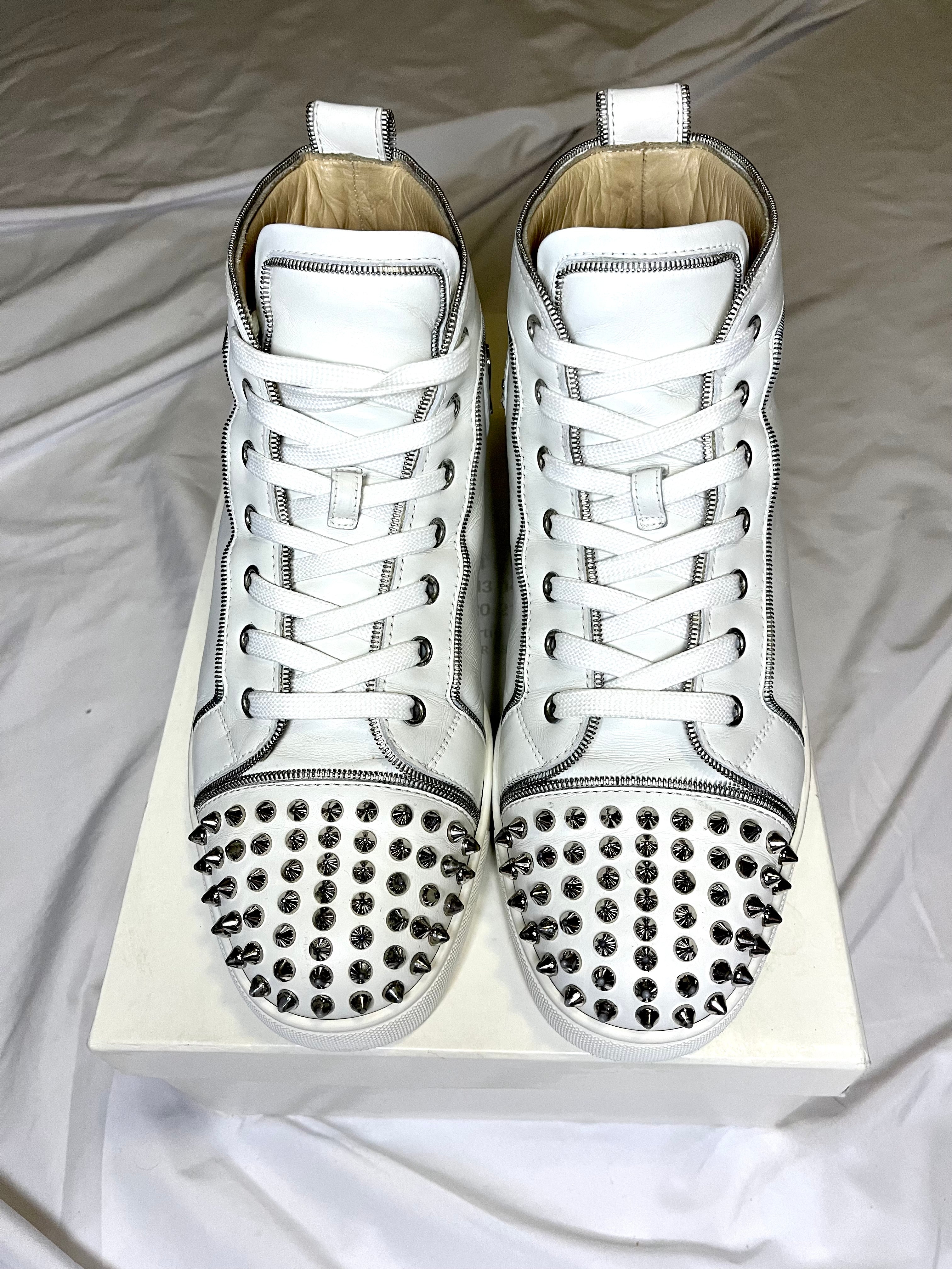 CHRISTIAN LOUBUTIN SPIKE LEE SNEAKERS (HIGH)
