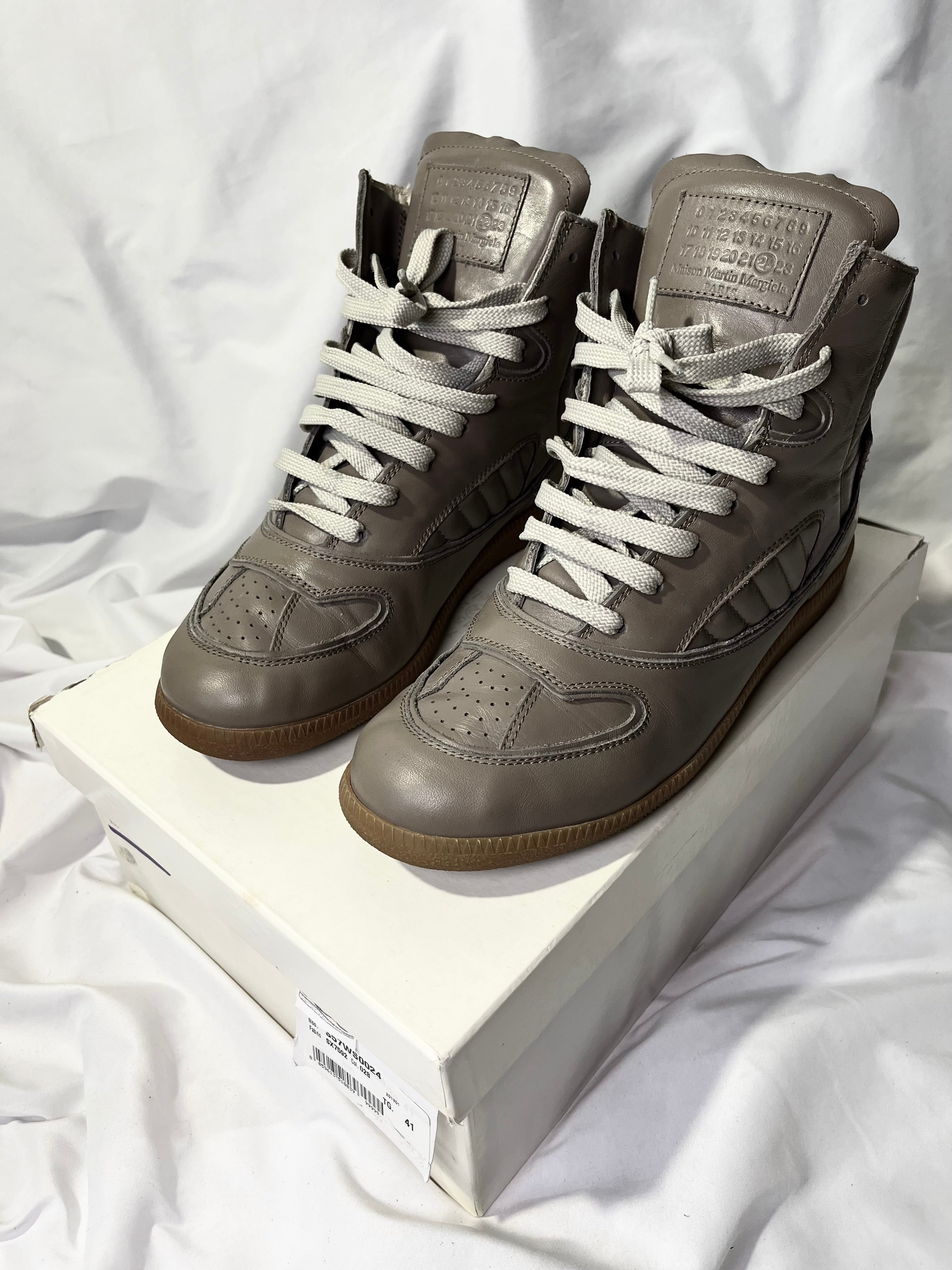 MAISON MARTIN MARGIELA  CADILLAC HIGH TOP SNEAKERS