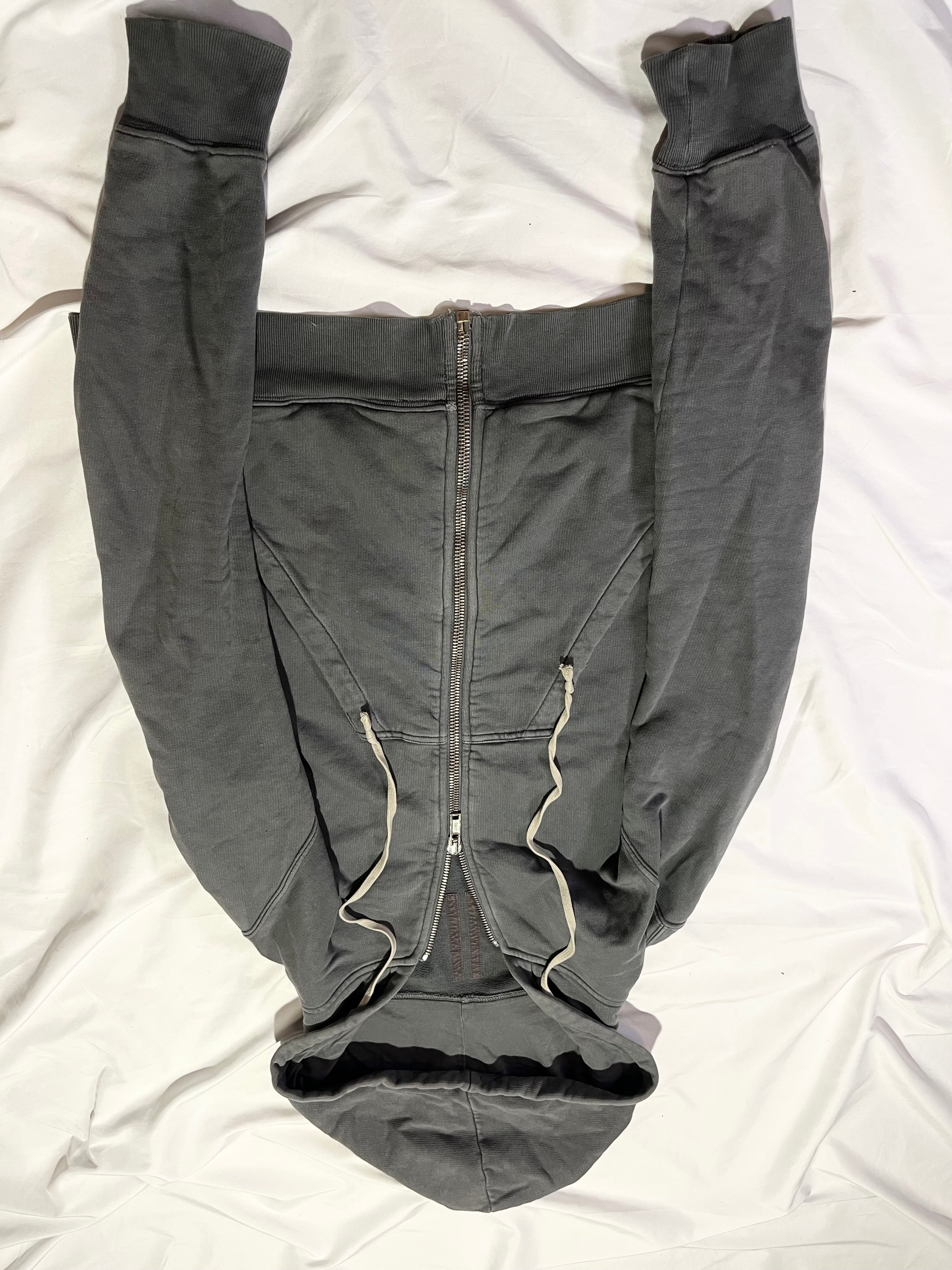 RICK OWENS OLMAR & MIRTA PETROL JASON HOODIE IN XS