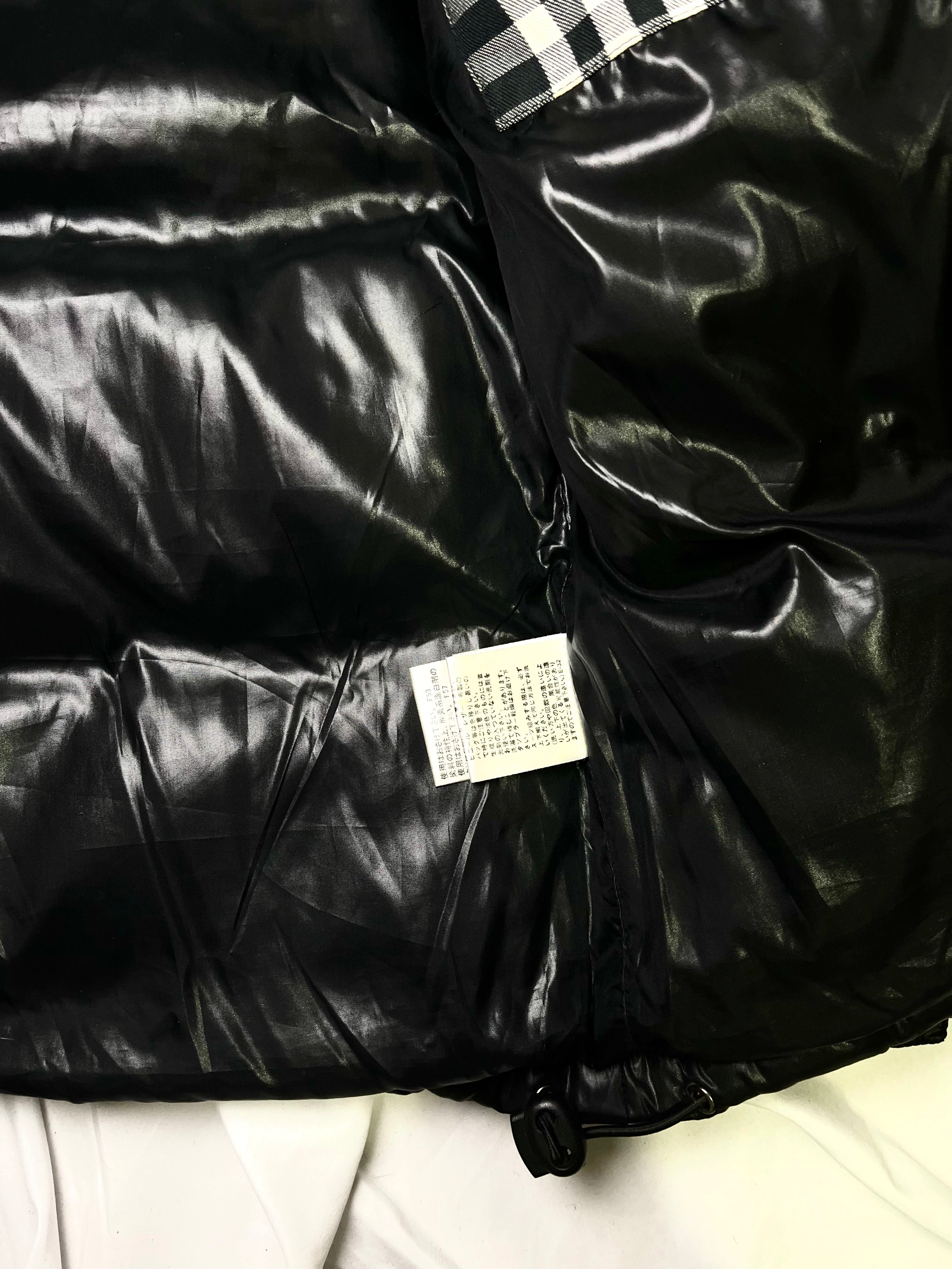 BURBERRY BLACK LABEL PUFFER JACKET WITH FUR