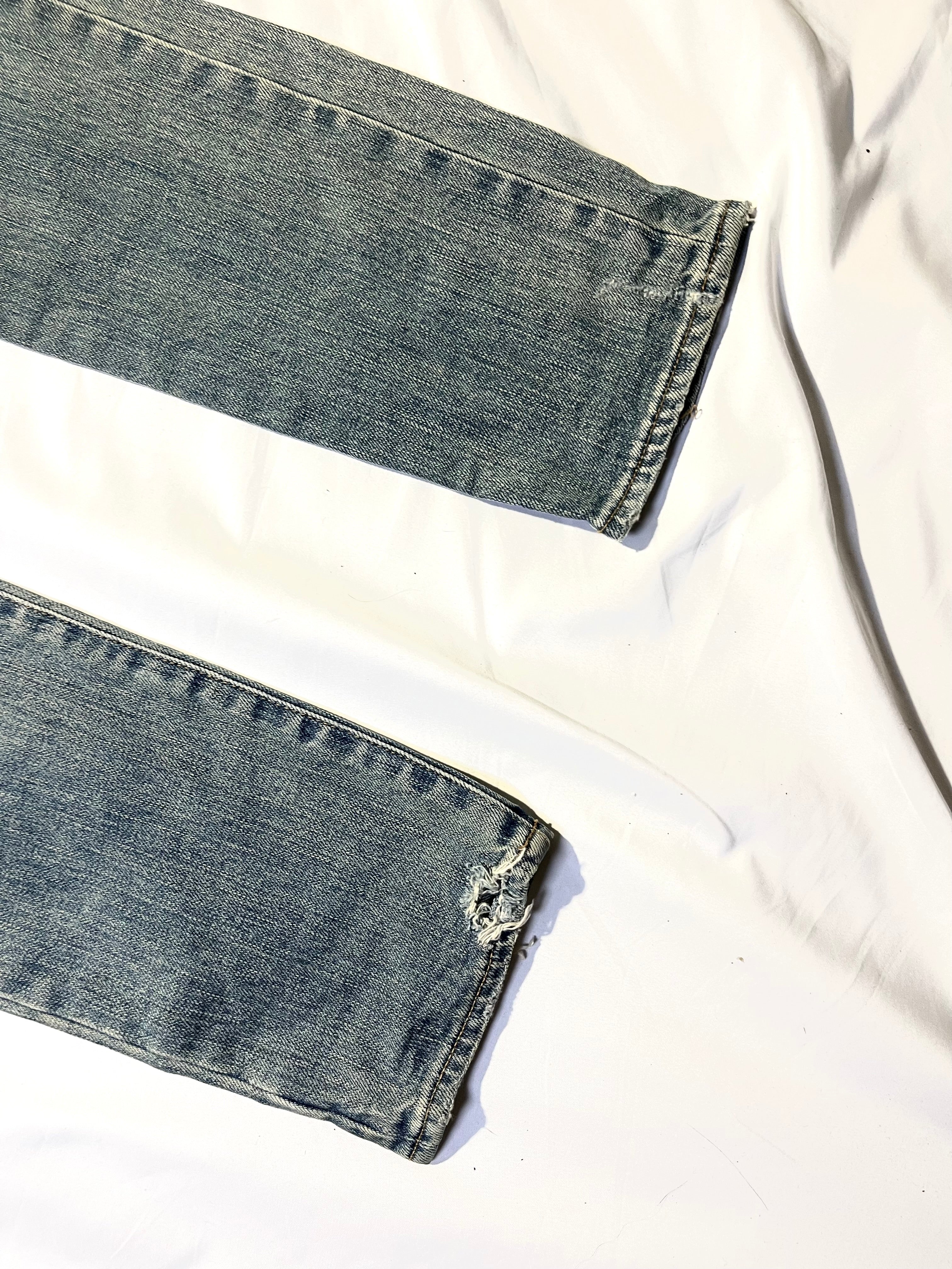 SAINT LAURENT D02 CRASH DENIM BY HEDI SLIMANE IN W29
