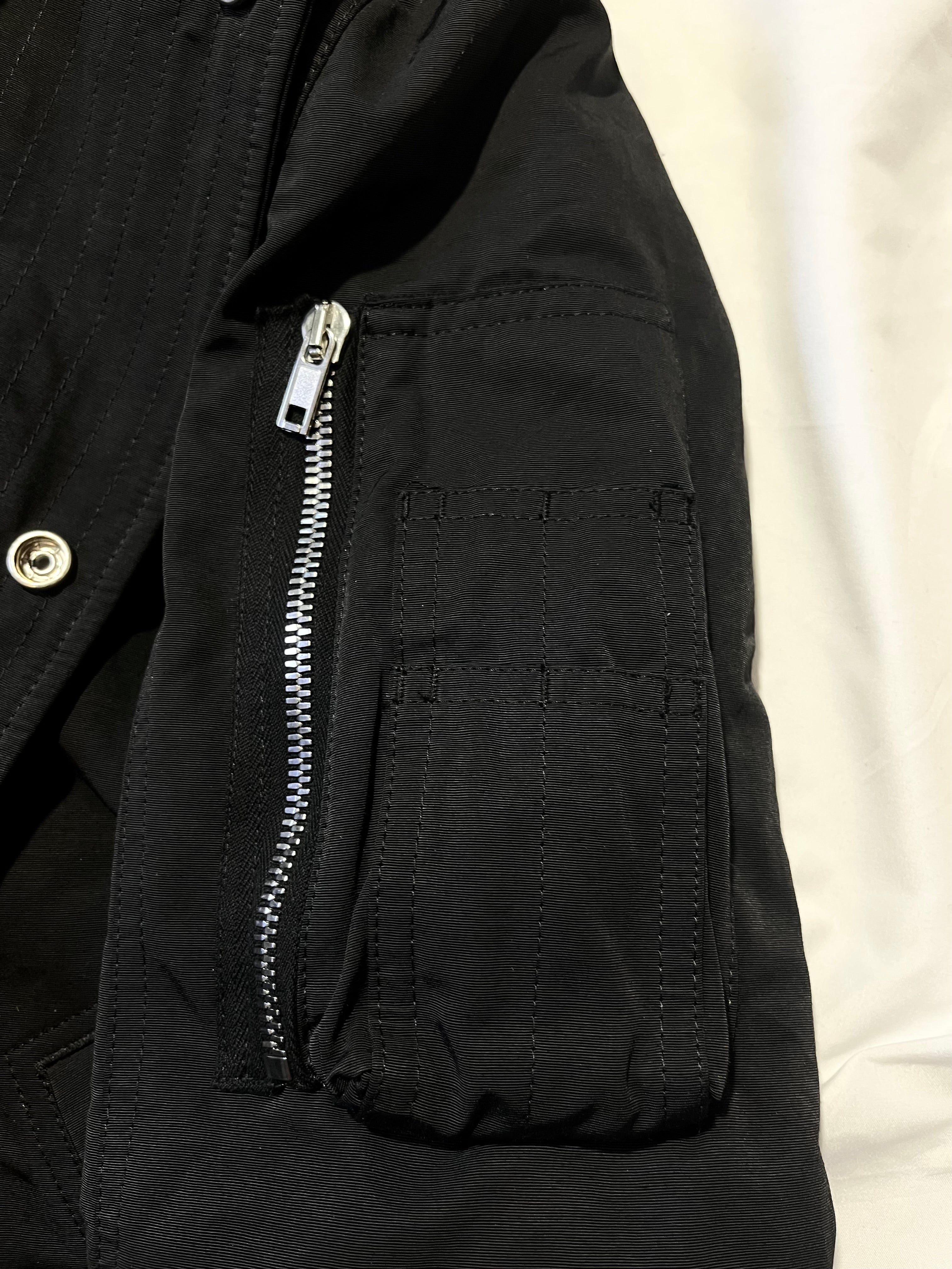RICK OWENS FW17 'GLITTER' EXPLODER PARKA JACKET