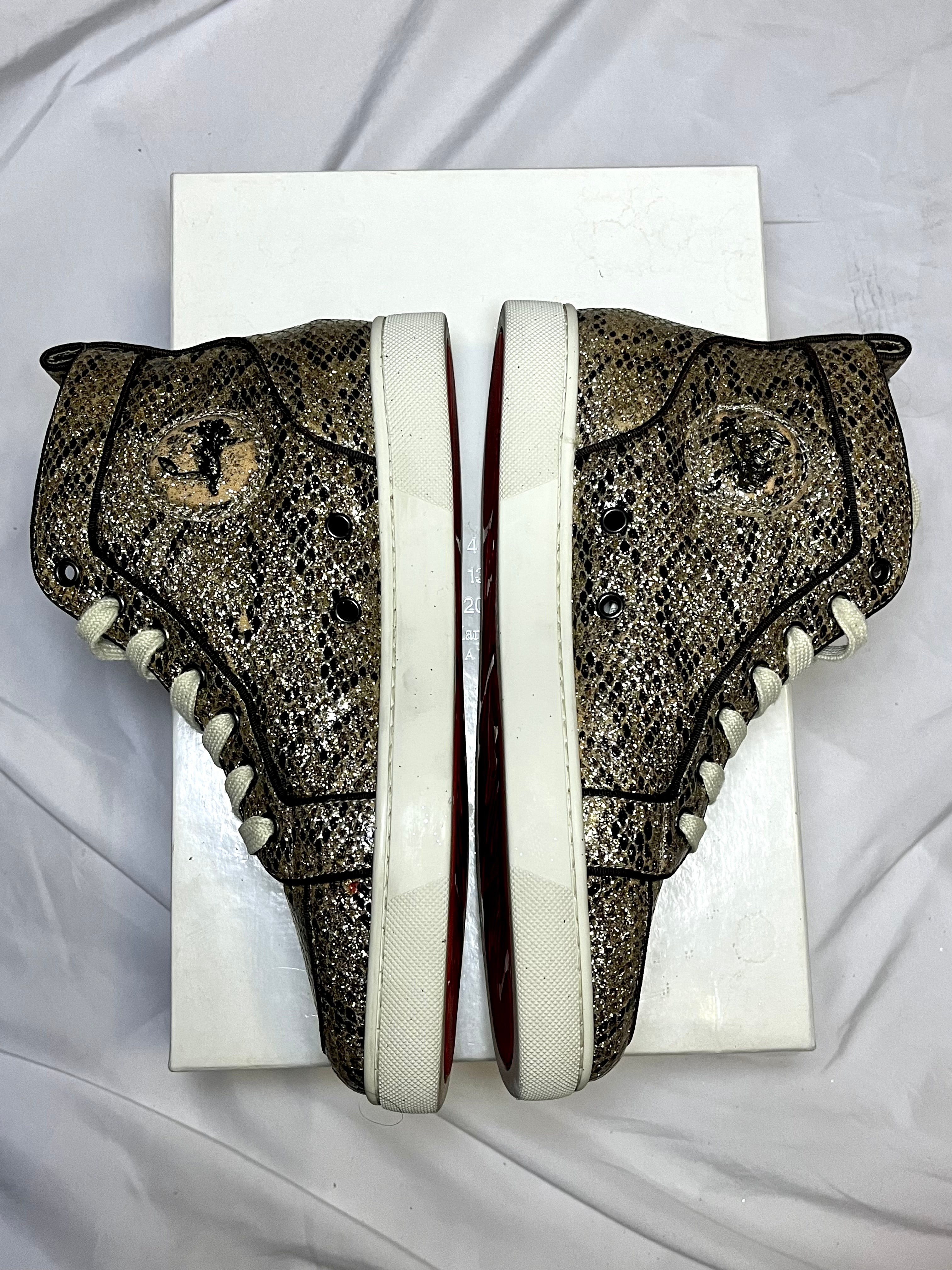 CHRISTIAN LOUBUTIN RED BOTTOM SNEAKERS