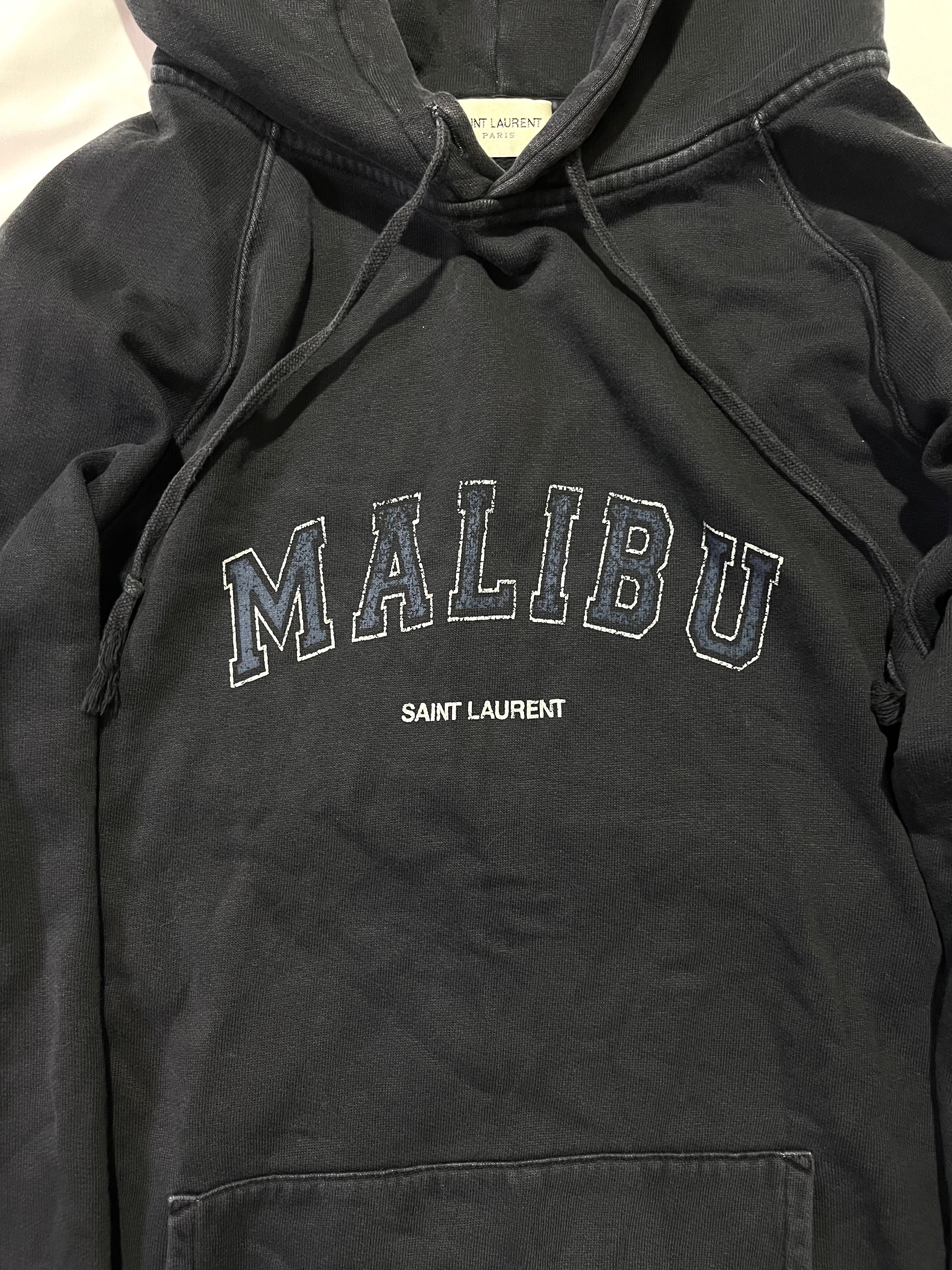 SAINT LAURENT PARIS SS19 MALIBU HOODIE BY HEDI SLIMANE