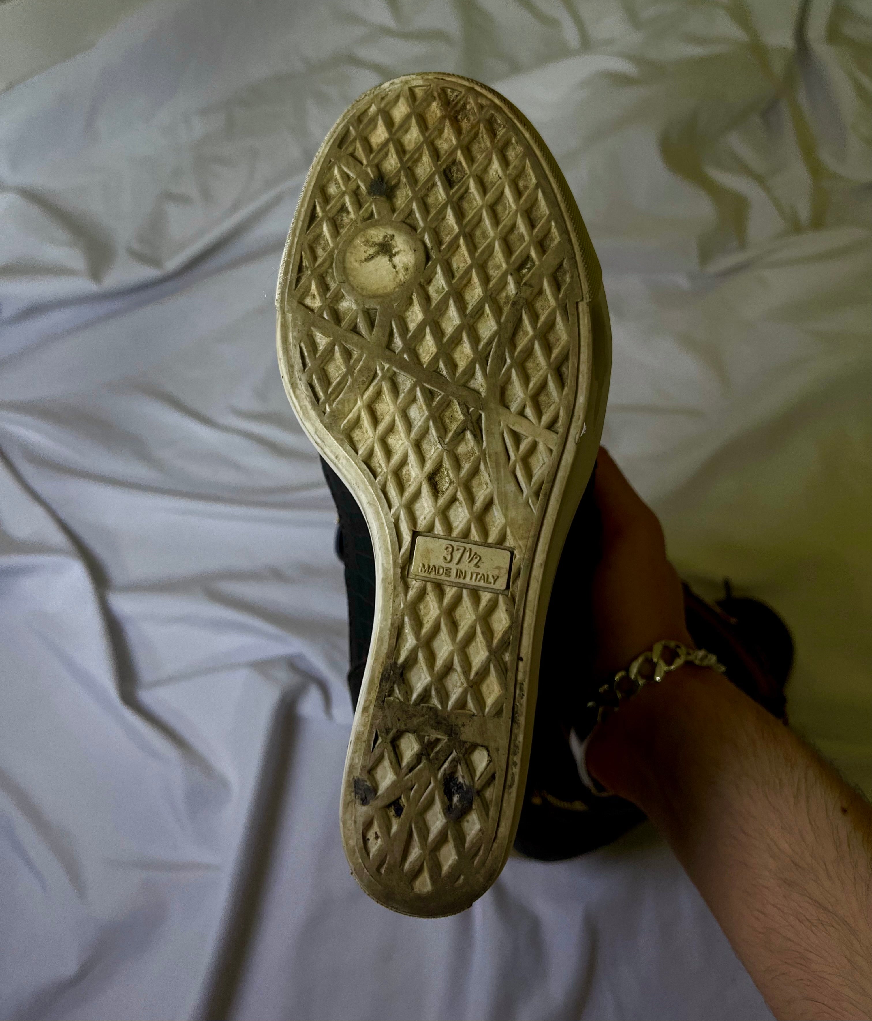 GIUSEPPE ZANOTTI “COBY” WEDGE SNEAKERS SNAKESKIN GREEN/GOLD