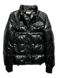 SAINT LAURENT PARIS FW13 GLOSSY LEATHER PUFFER BY HEDI SLIMANE IN 48