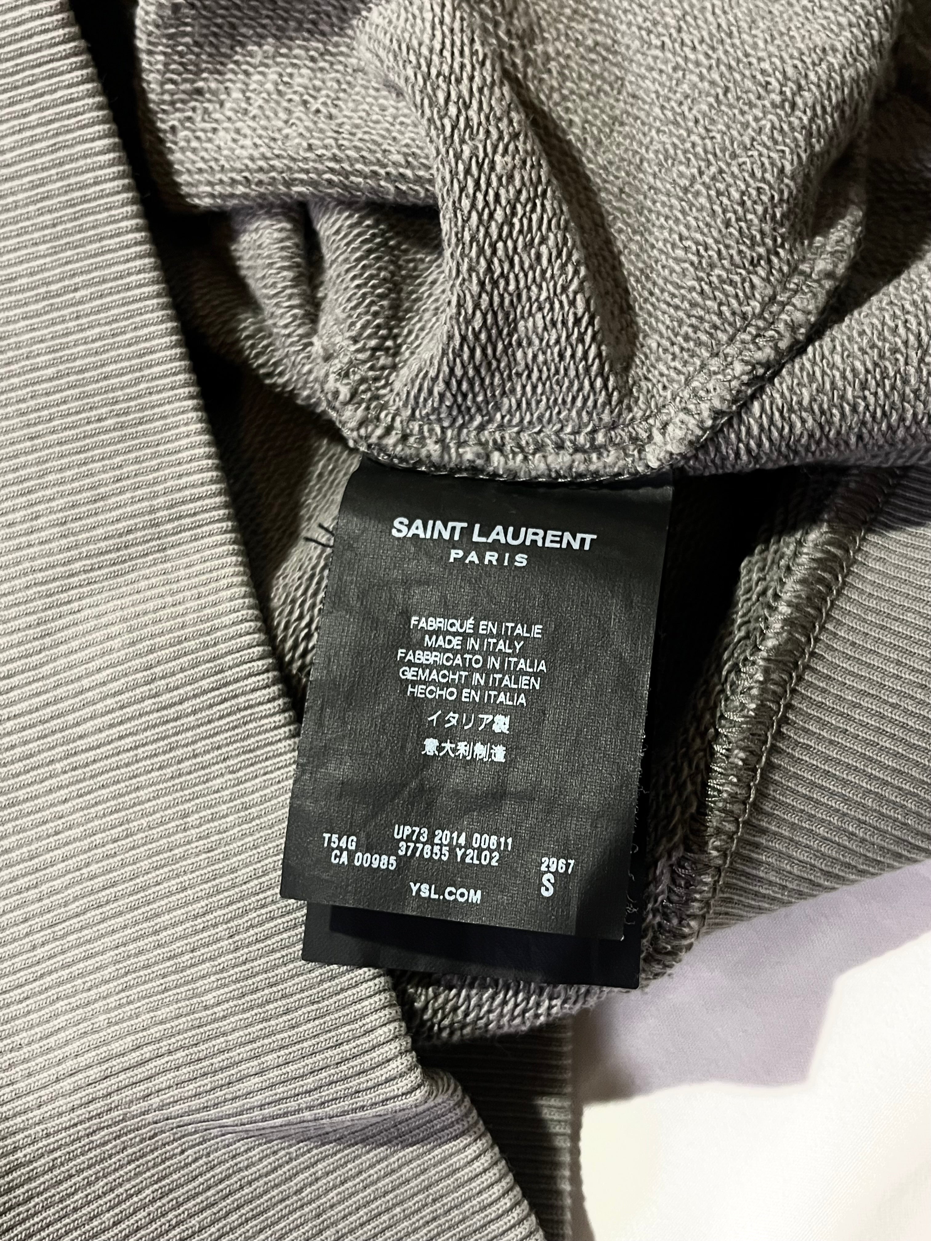 SAINT LAURENT PARIS MILITARY CAMO SWEATSHIRT