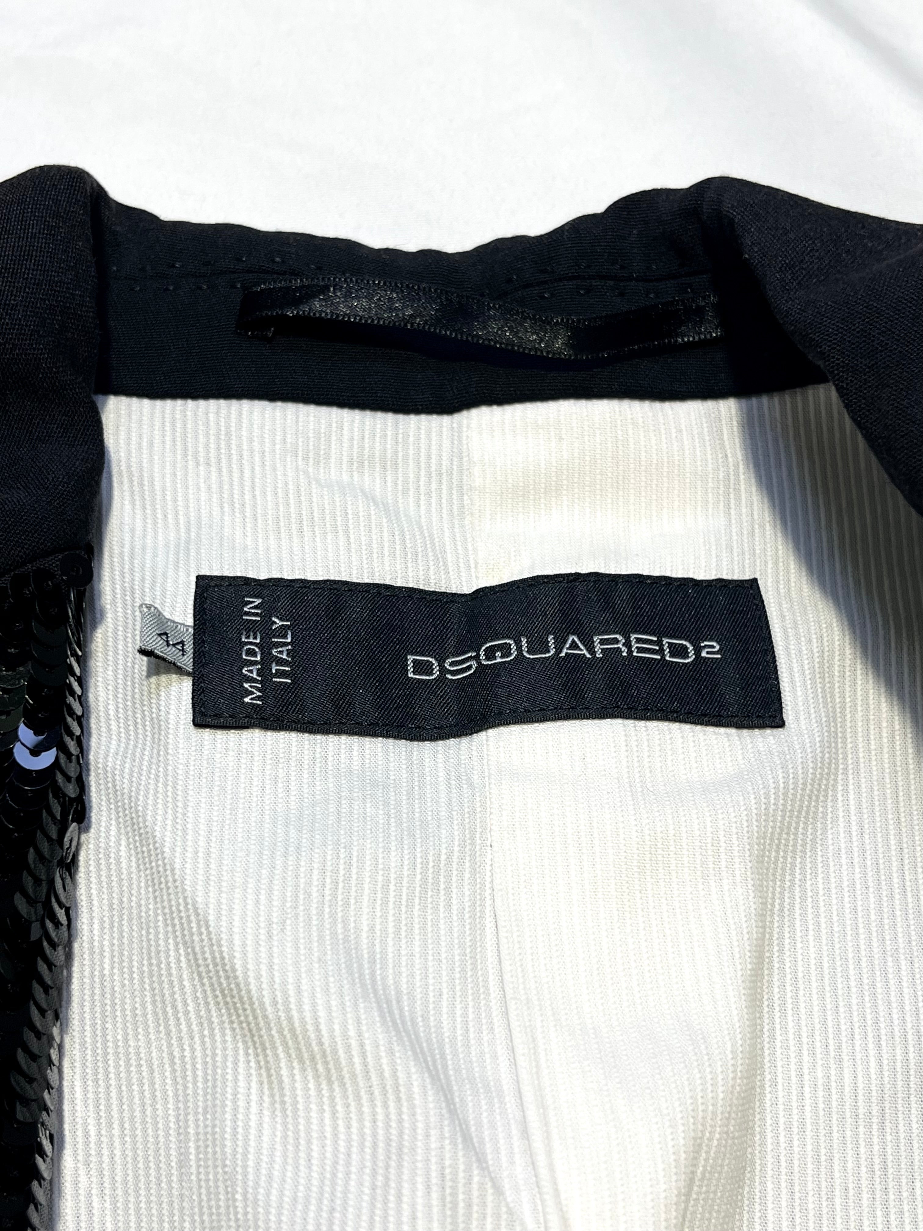 DSQUARED2 2010 RUNWAY SPARKLE BLAZER
