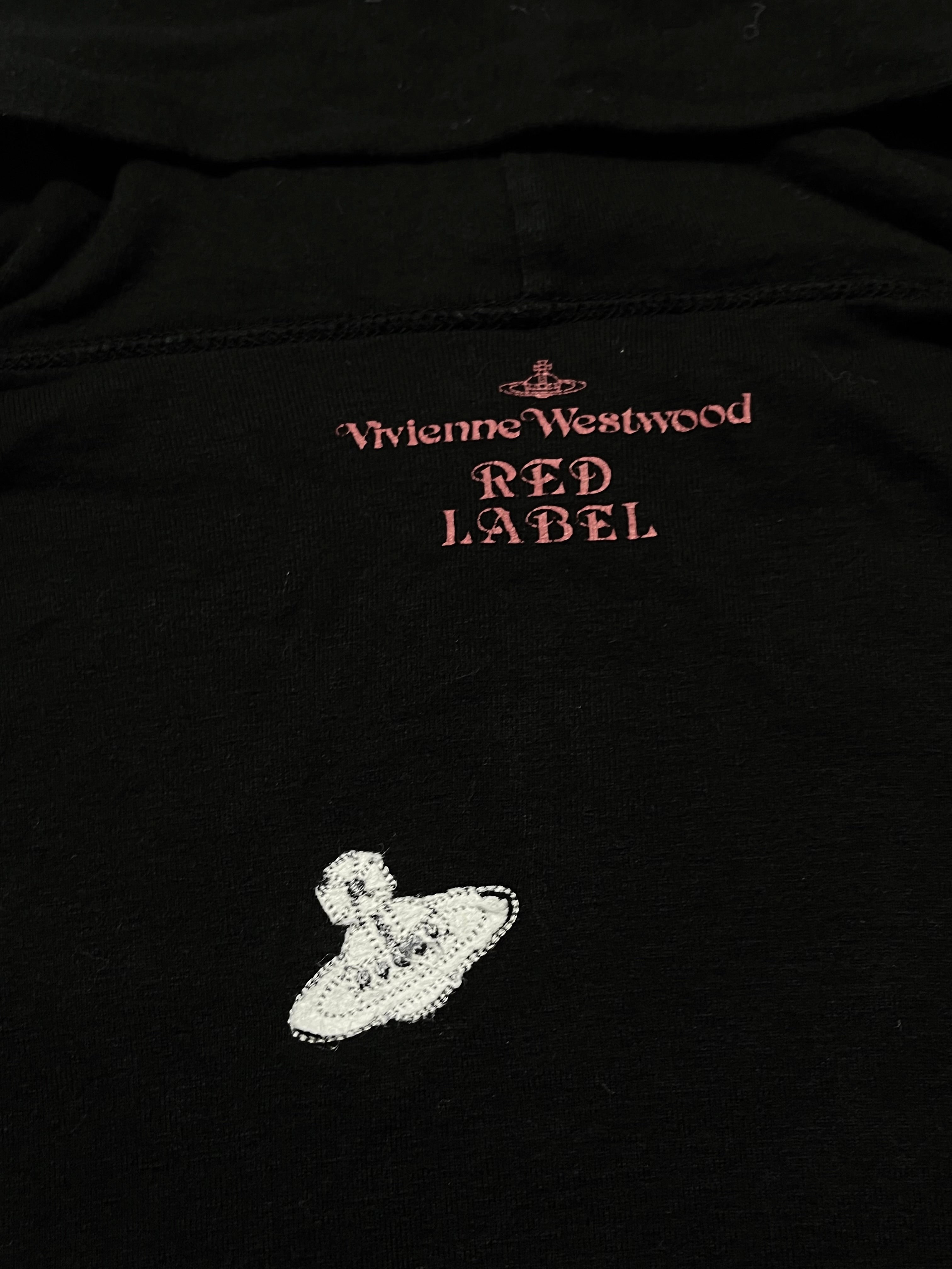 VIVIENNE WESTWOOD "BATWING" RED LABEL SKULL WIZARD HOODIE SIZE 2JP