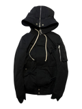 RICK OWENS FW17 'GLITTER' EXPLODER PARKA JACKET