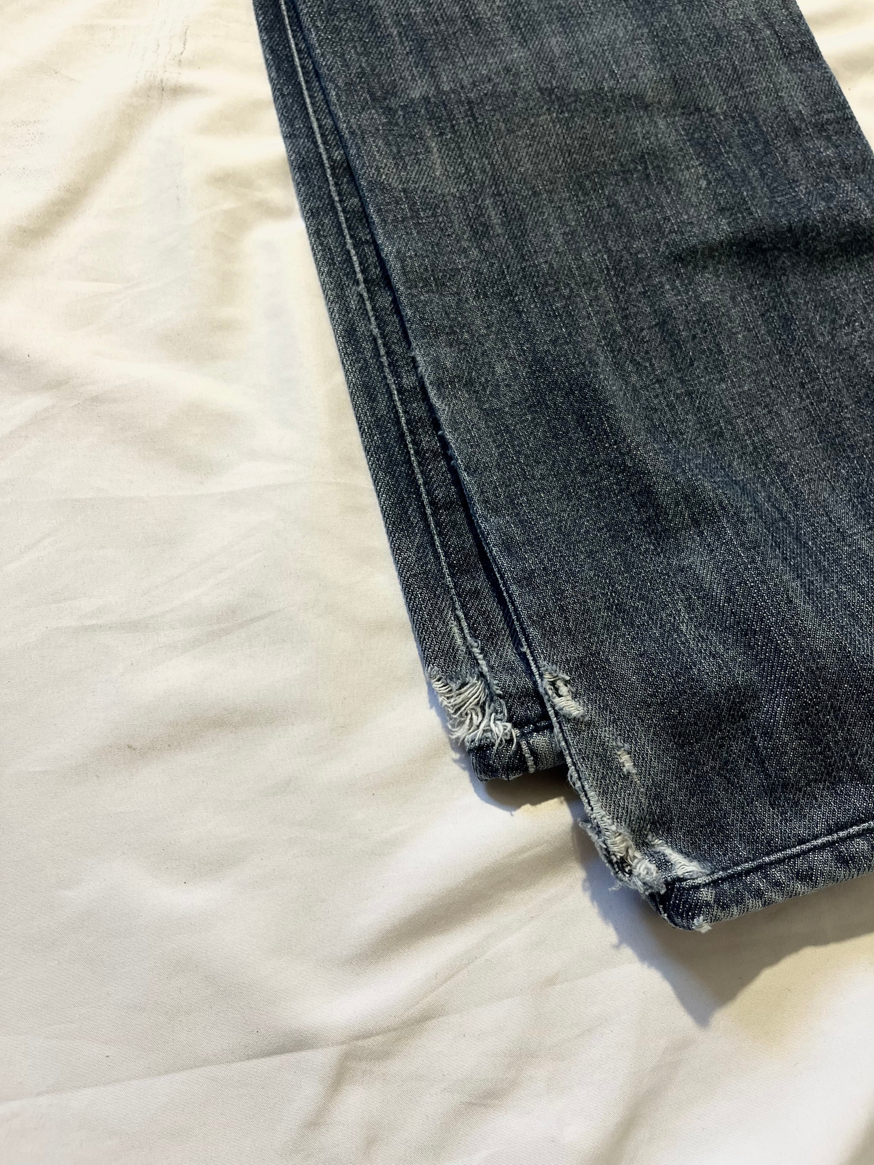 DIOR HOMME CUMMERBUND LEATHER WAISTBAND DENIM BY KRIS VAN ASSCHE