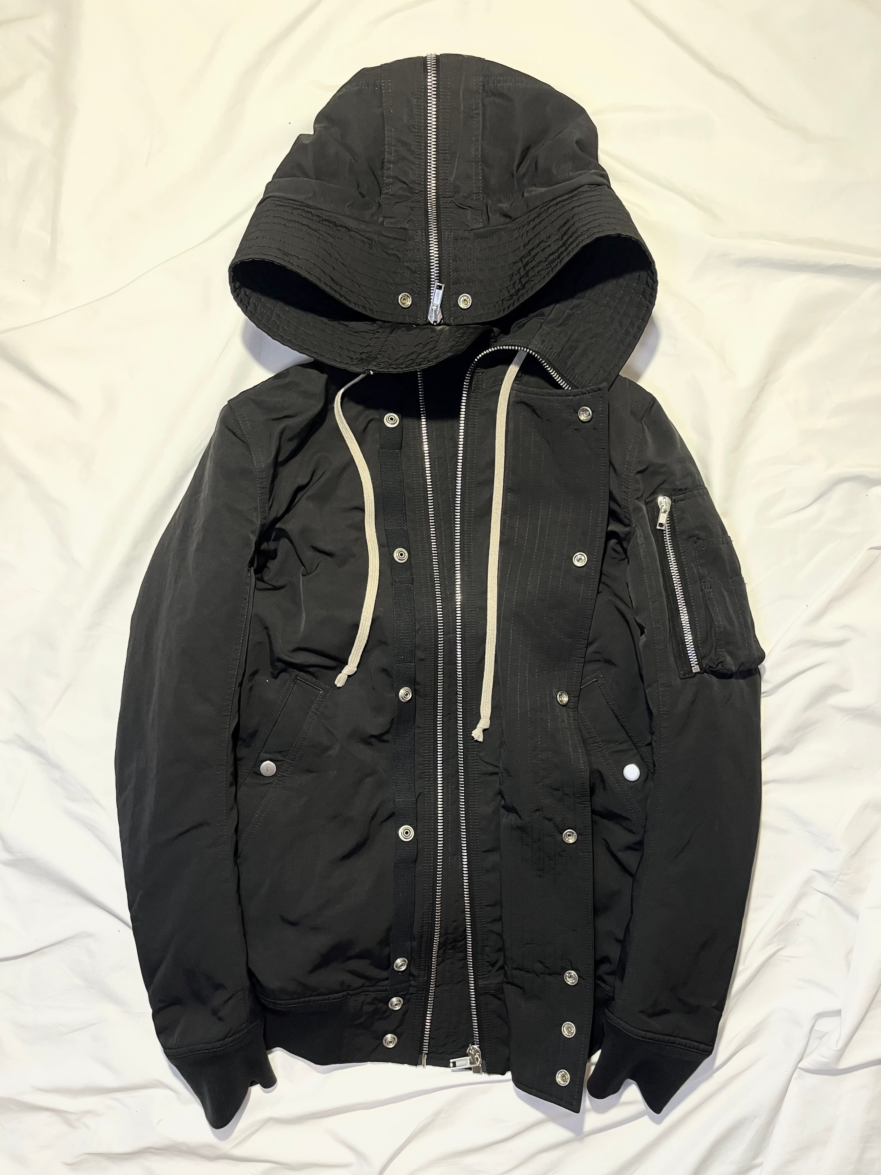 RICK OWENS FW17 'GLITTER' EXPLODER PARKA JACKET