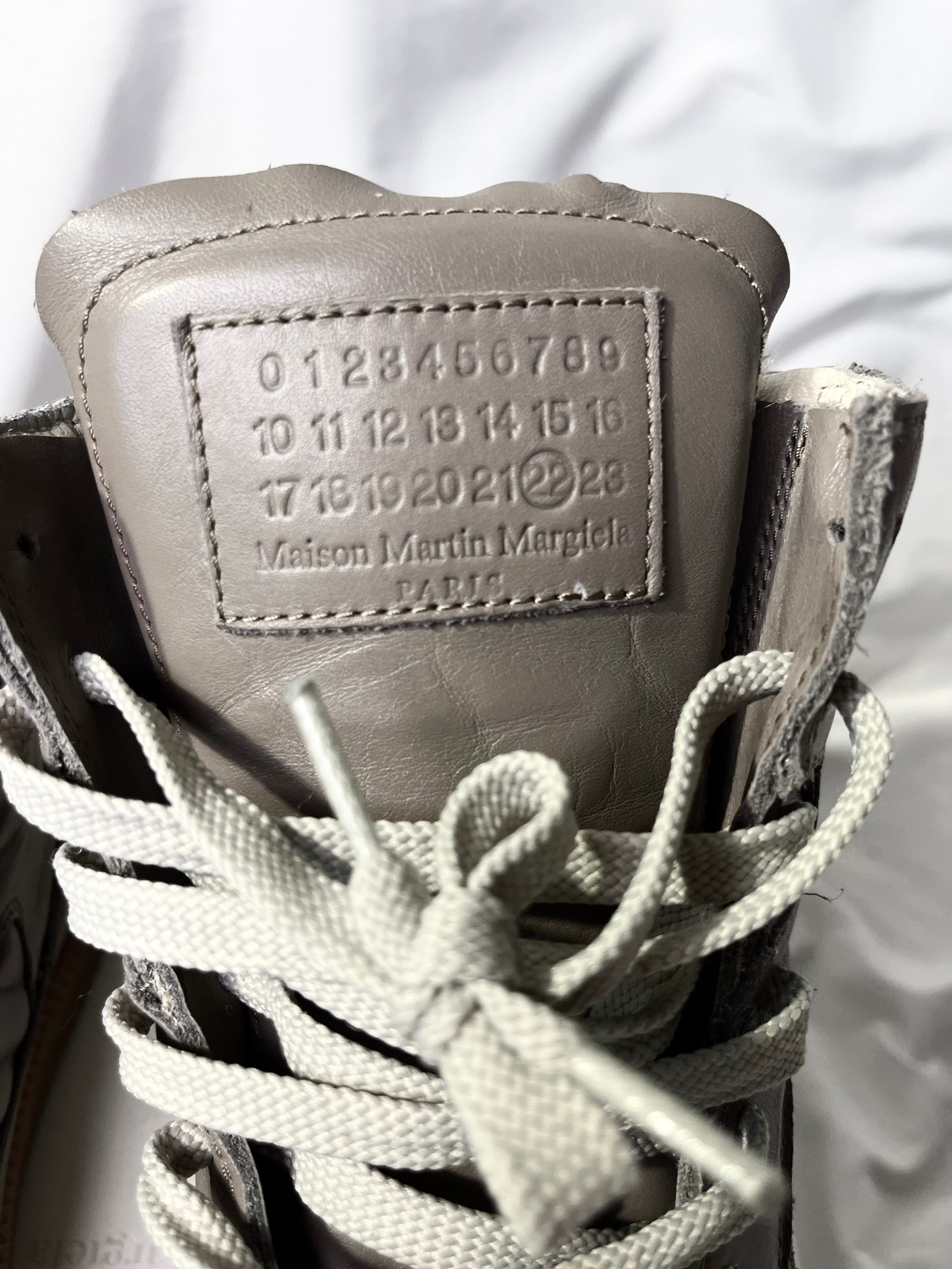 MAISON MARTIN MARGIELA  CADILLAC HIGH TOP SNEAKERS