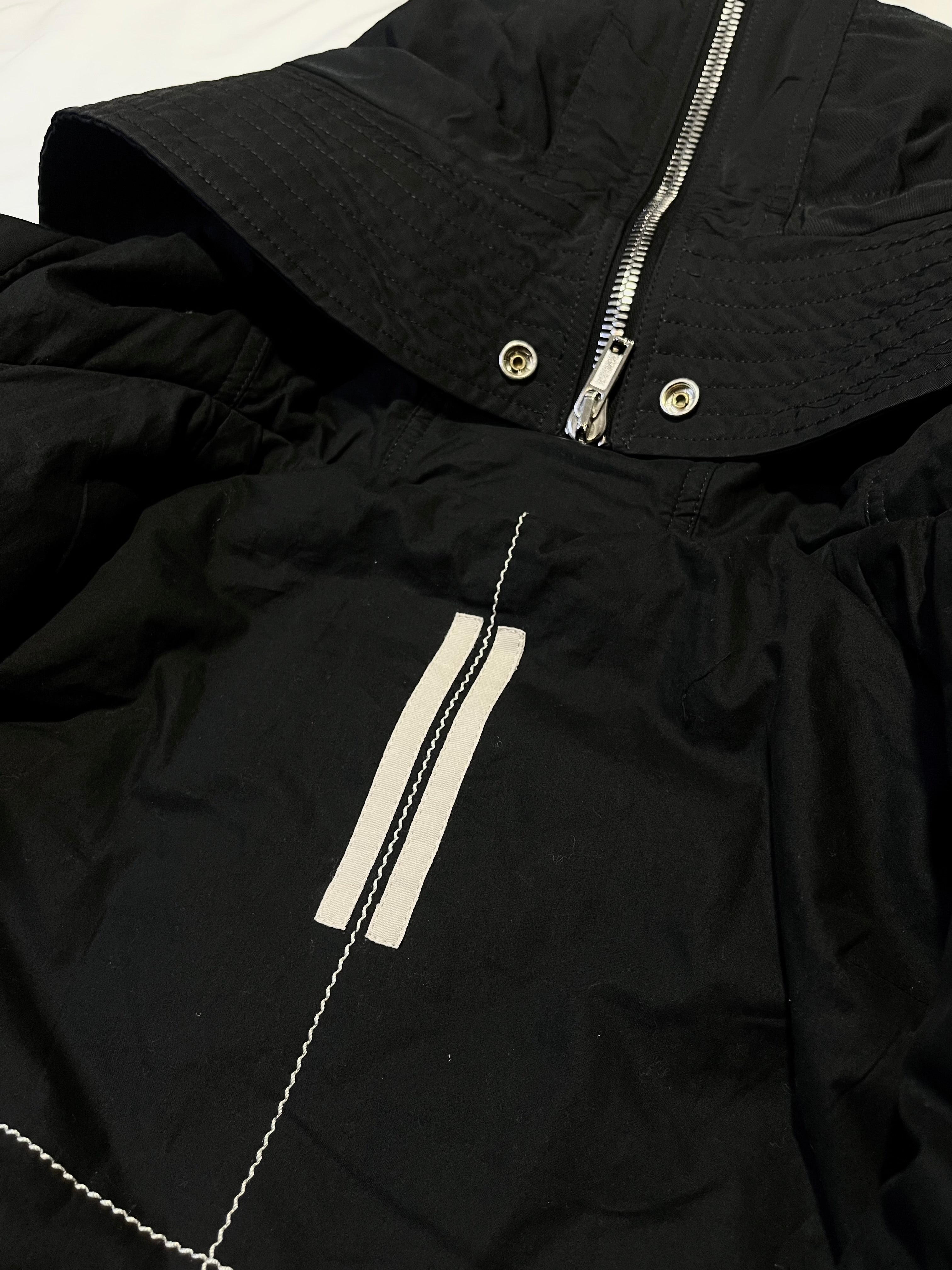 RICK OWENS FW17 'GLITTER' EXPLODER PARKA JACKET